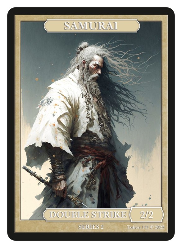 Samurai Givememana Tokens Series 2 Magic the Gathering MTG
