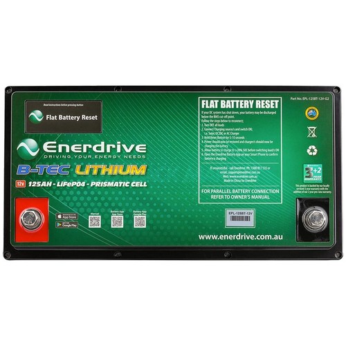 Enerdrive ePOWER B-TEC 12V 125Ah Gen 2 Lithium Battery with Bluetooth - Picture 5 of 5
