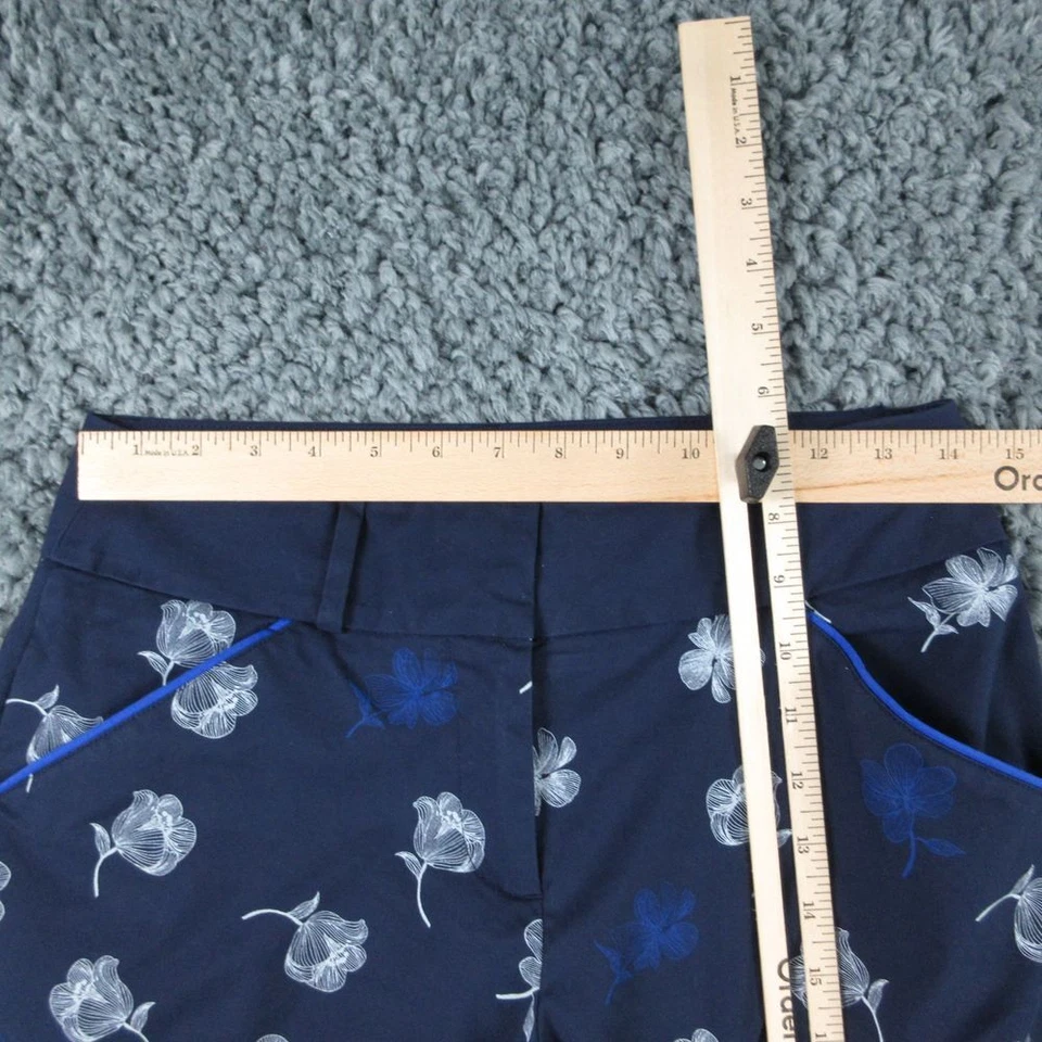 Pantalones Callaway Mujer 4 Azul Floral Opti-Dri Capri 28x21* Foto 3 de 4