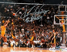 Robert Horry Signed Auto 16x20 Photo Big Shot Bob Beckett Witness BAS COA Lakers