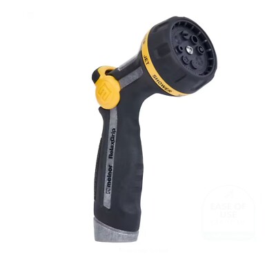 Melnor 160-442 Front Trigger Hose Nozzle Metal 8-Pattern  Free US Shipping