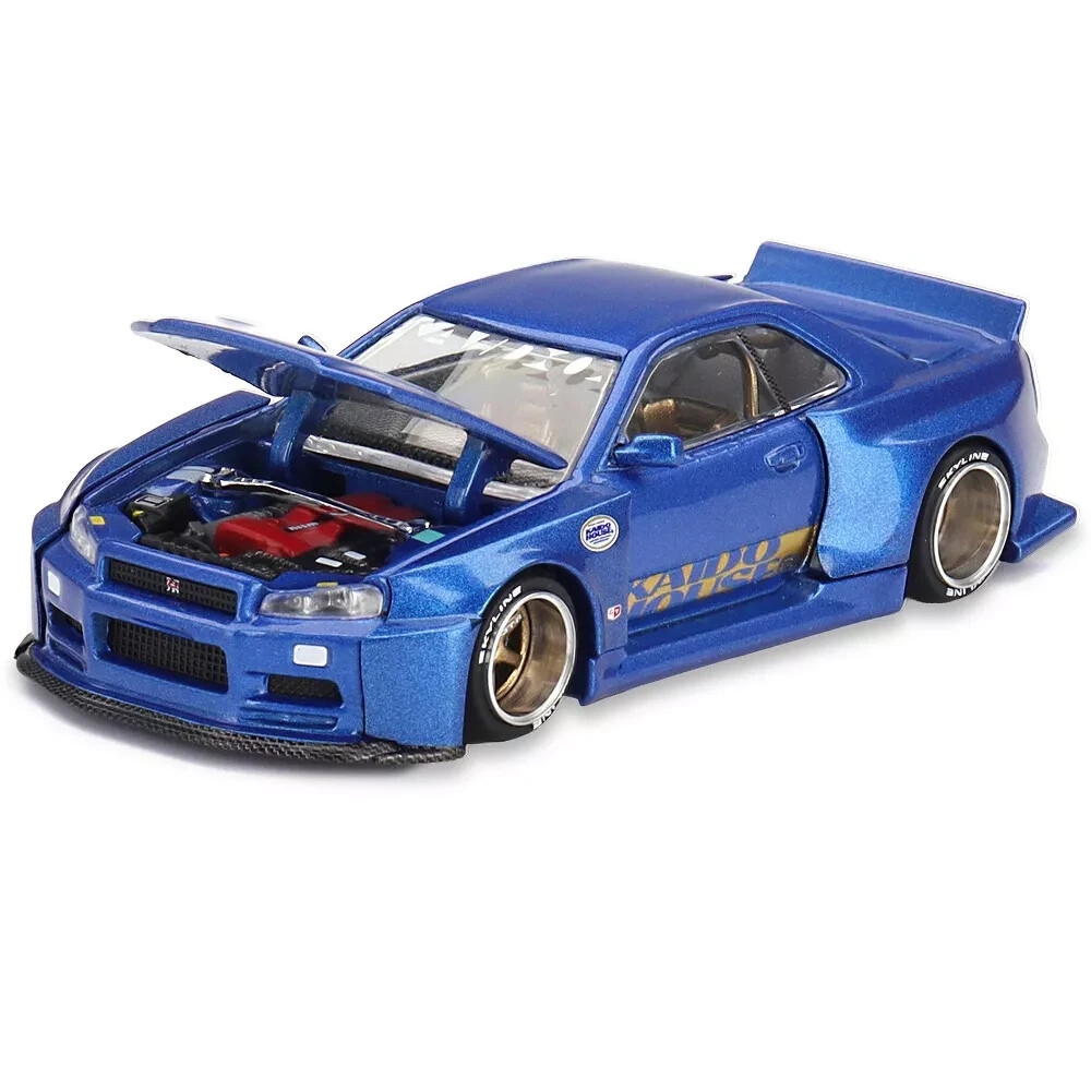 Kaido House Mini GT 1/64 Nissan Skyline GTR R34 Shinjuku V2