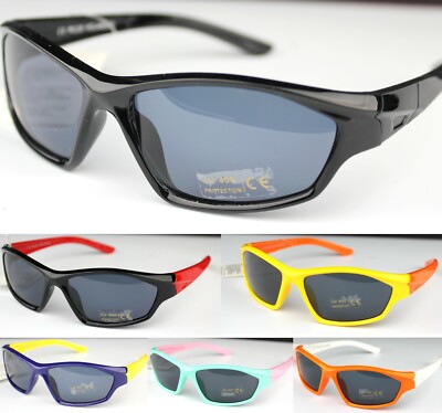 Kids Polarised Sunglasses Active Shield Outdoors UV400 Girls Boys