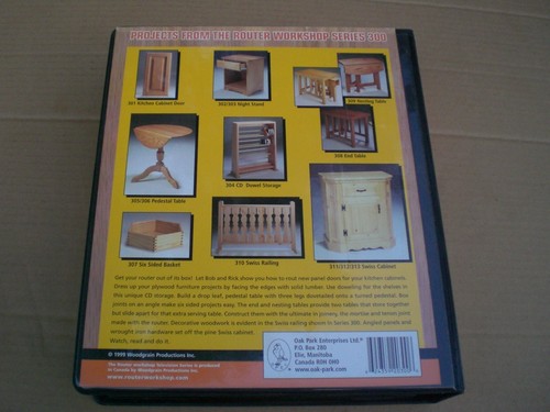 The Router Workshop 300 Series VHS by Oak Park Enterprises volume 3 - Imagen 7 de 7