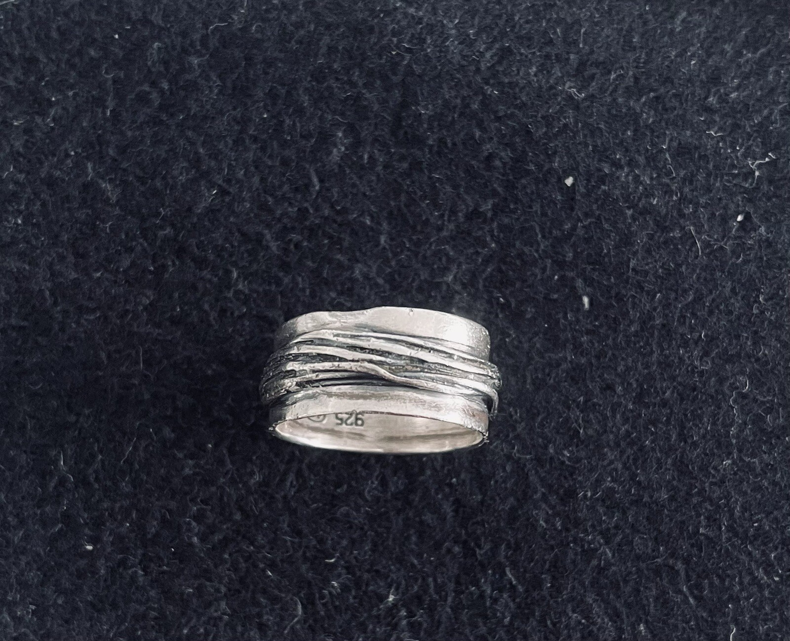 Solid 925 Sterling Silver Design Handmade Ring Si… - image 2