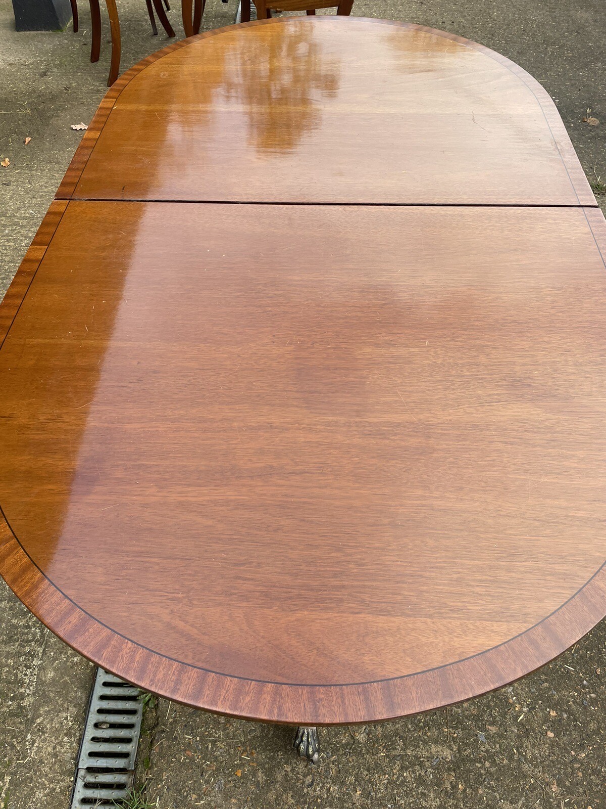 Antique Extending Mahogany Table And Chairs eBay