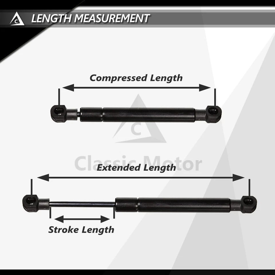 Qty(2) Front Hood Lift Supports For BMW E60 525i 528i 530i 535i 545i 550i 04-10 Foto 2 de 4