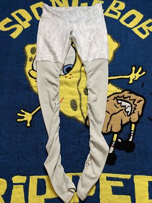 ALO YOGA Women's Grey Leggings Mid Waist VN3158 Size M - Main Image