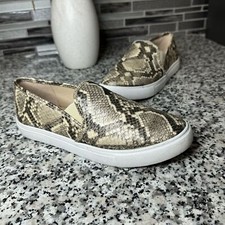 Steve Madden Symba Reptile Print Platform Sneakers Size 7