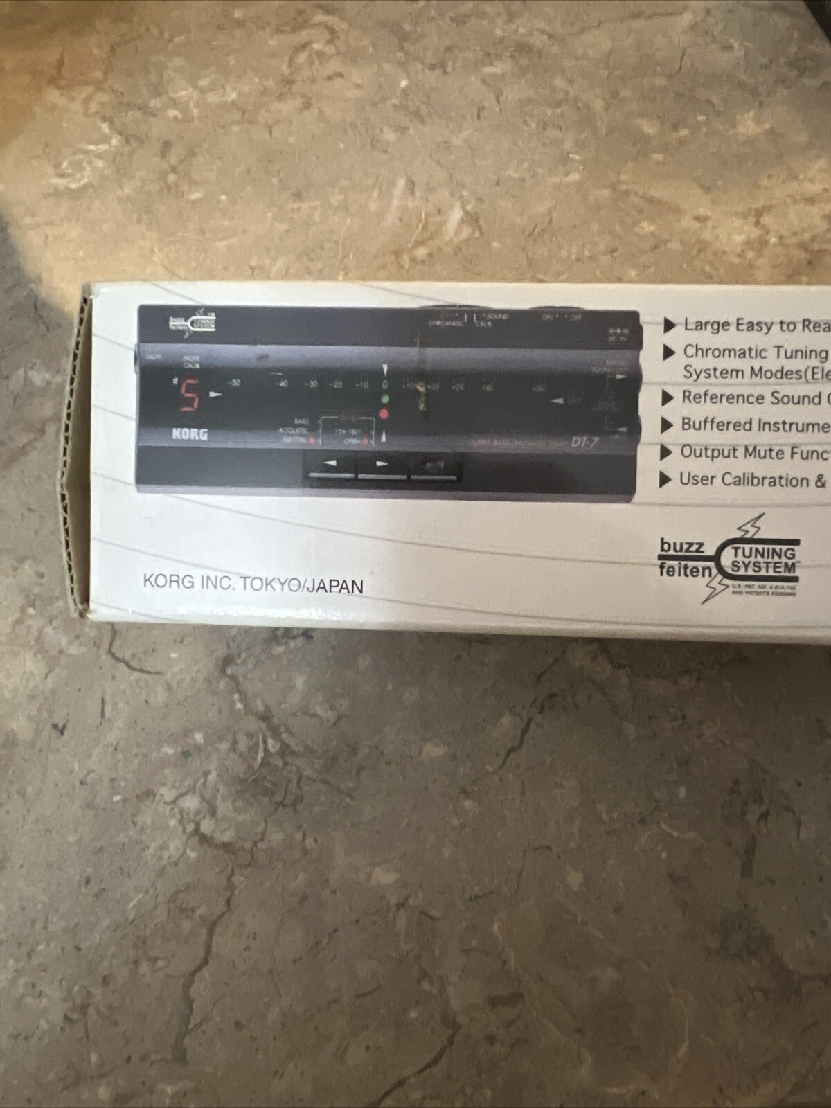 KORG DT-7 Guitar Bass Tuner  Tested