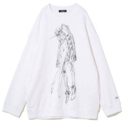 EVANGELION × Undercover Sweatshirt White Size 3 Hoodie long sleeve