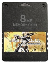 Dot hack G.U. Redemption PS2 Memory Card Unlocked 100 Completed Saves