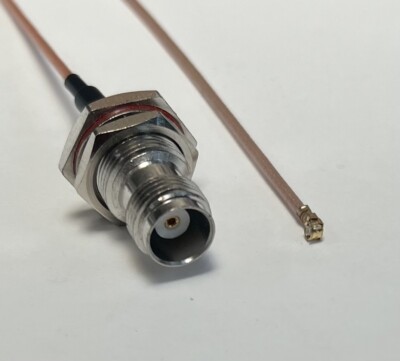 TNC Female Bulkhead to uFL/u.FL/IPX WiFi RG178 Coaxial Cable Pick Length US