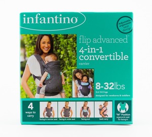Infantino Flip Baby Advanced 4 In 1 Convertible Carrier Size 3 6 14 5 Kgs Gray Ebay
