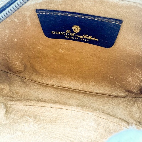 Vintage Gucci GG Supreme Sherry Line Crossbody Shoulder Bag Brown Authentic - Picture 16 of 24