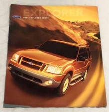 2001 Ford Explorer dealer sales brochure