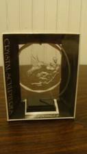 1979 Vintage Mag-Nif Crystal Sculptures Hummingbird Ornament New in Box