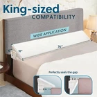 Headboard Wedge Pillow for Headboard Gap with Ultra Soft Cover - Queen and King