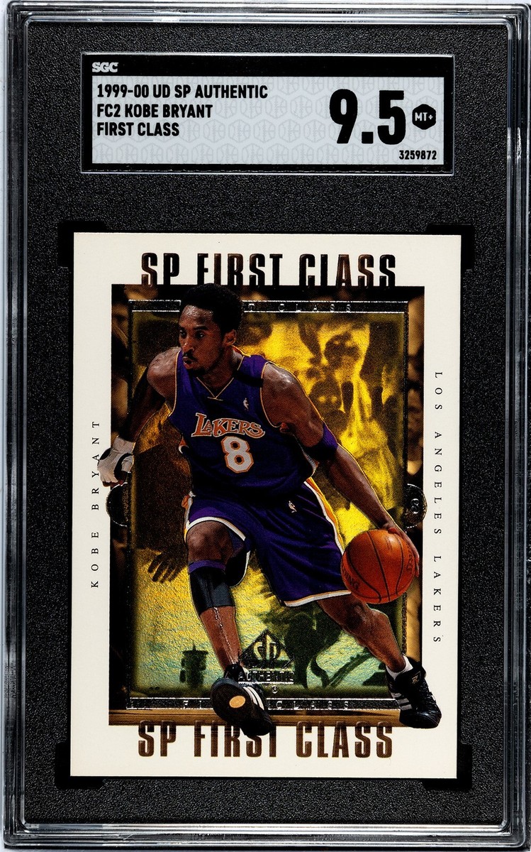 Kobe Bryant First Number 1999-00 UD SP Authentic First Class Kobe Bryant SGC