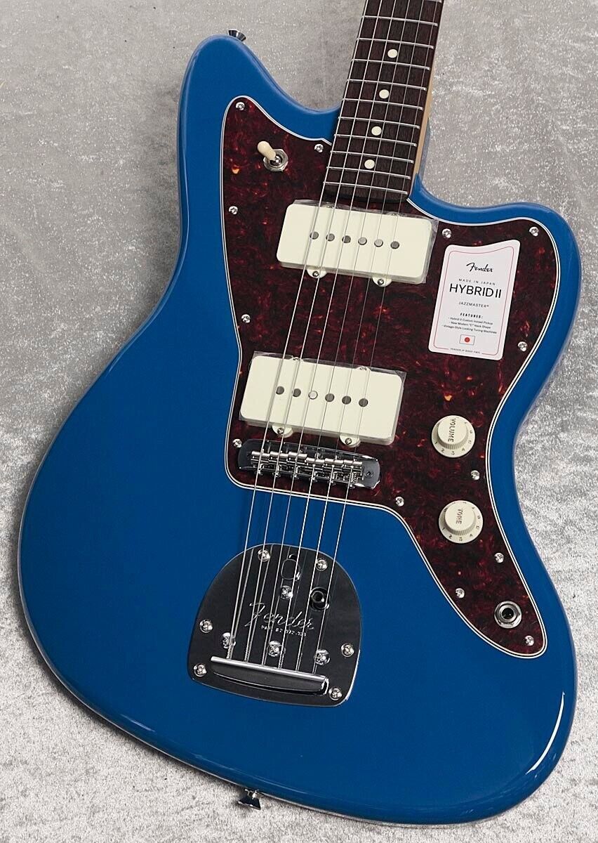 Fender Made in Japan Hybrid II Series Jazzmaster Forest Blue 