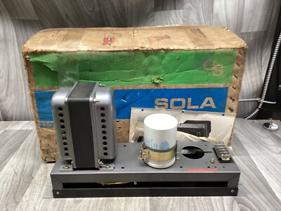 NOS Sola Electric 28-1048 CVDC Power Supply 100-130V #08G116PR7*CO