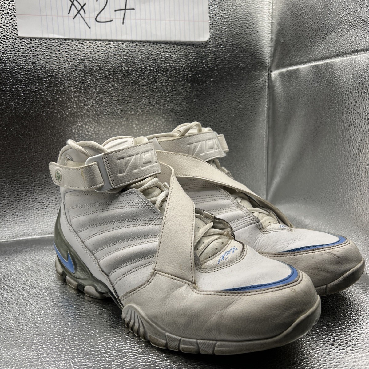 Nike Zoom Vick III, White / University Blue - Silver, 832698 100