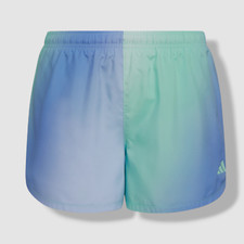 Adidas Girl's Blue Aeroready Active Ombre Shorts Size M