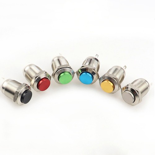 12MM Metal Button Switch Self-locking Reset Start Stop Open/Closed ...