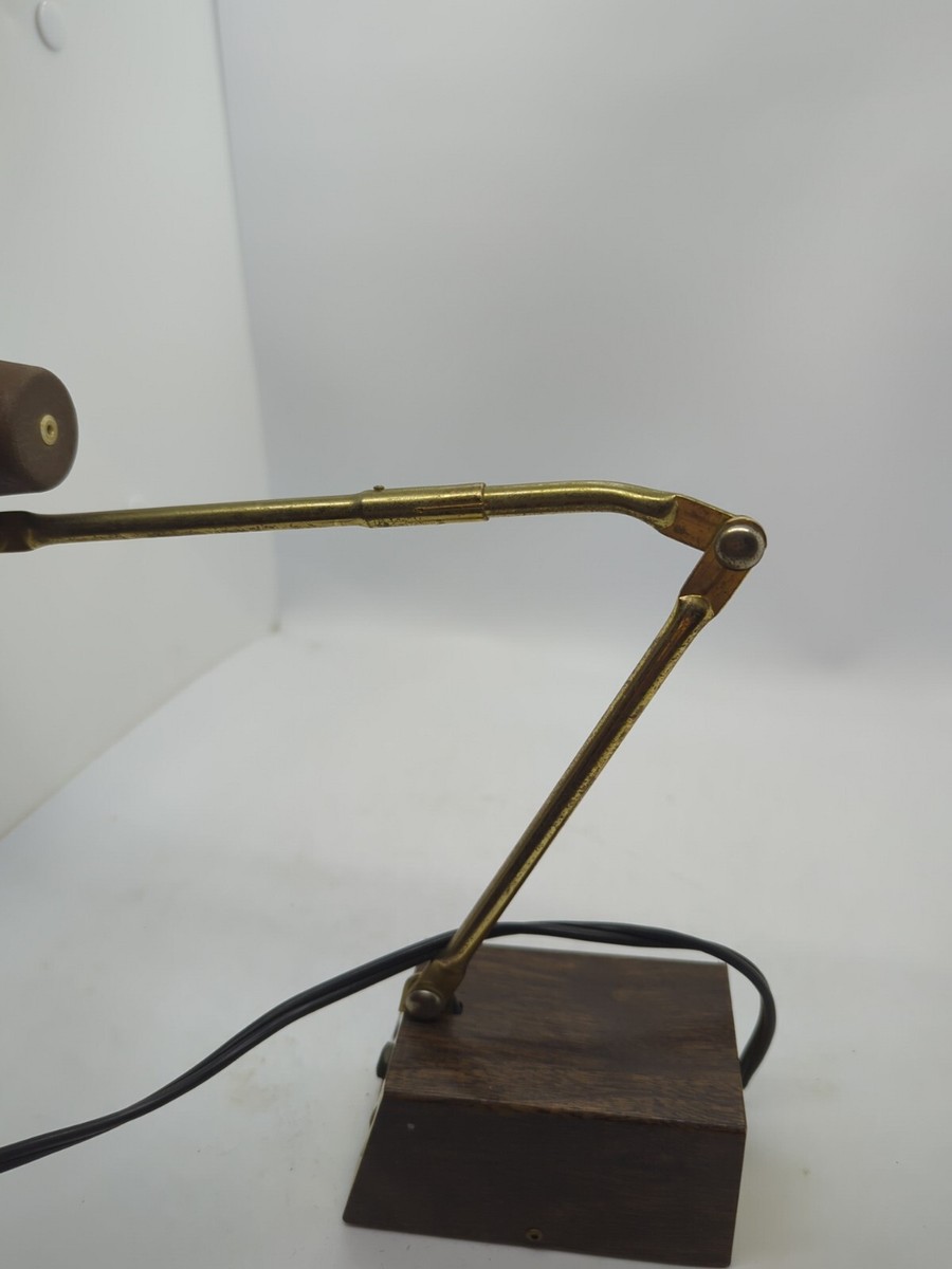 Vintage Tensor Diax Desk Lamp Model #4975 USA Made Working