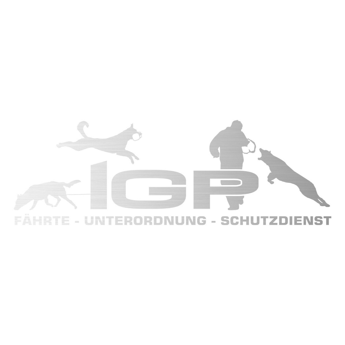 Belgian Malinois Autoaufkleber IGP HS K9 - Hundeaufkleber Für Hundesport Fans