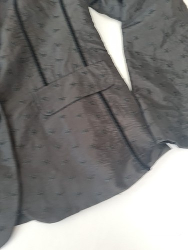Ladies Jacket Lebek Collection Size 16 Black Mock Pockets 28805 - Picture 9 of 14