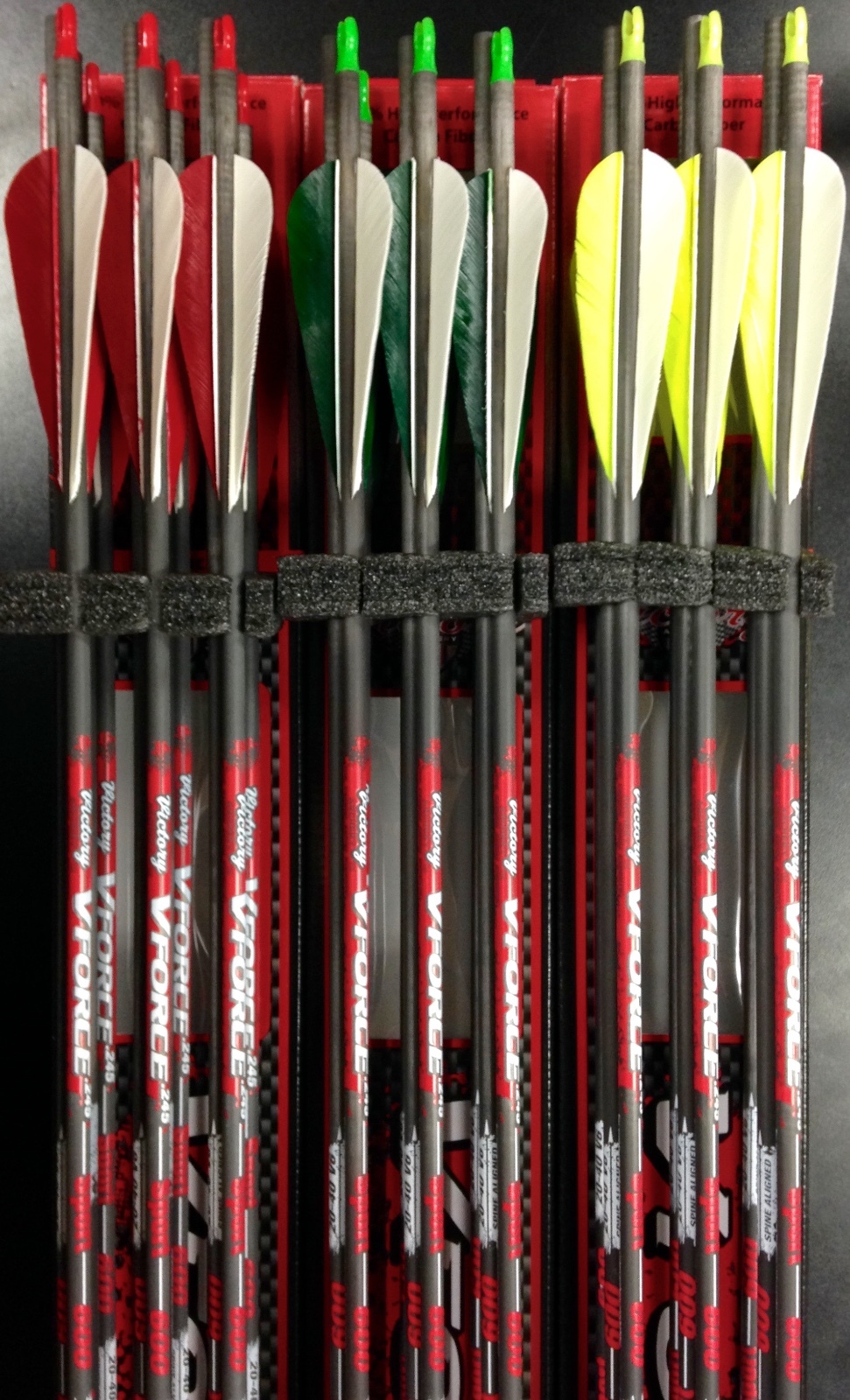 Victory V force Feather Arrows 400 500 600 cut to length and insert