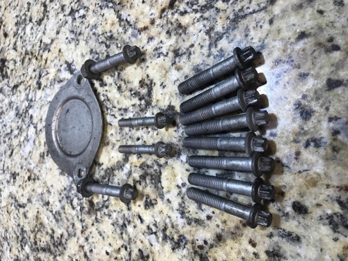 02-08 BMW 6HP26 6HP28 750I TRANSMISSION BOLTS 1340 OEM BOLT HOUSING E65 E66 #133