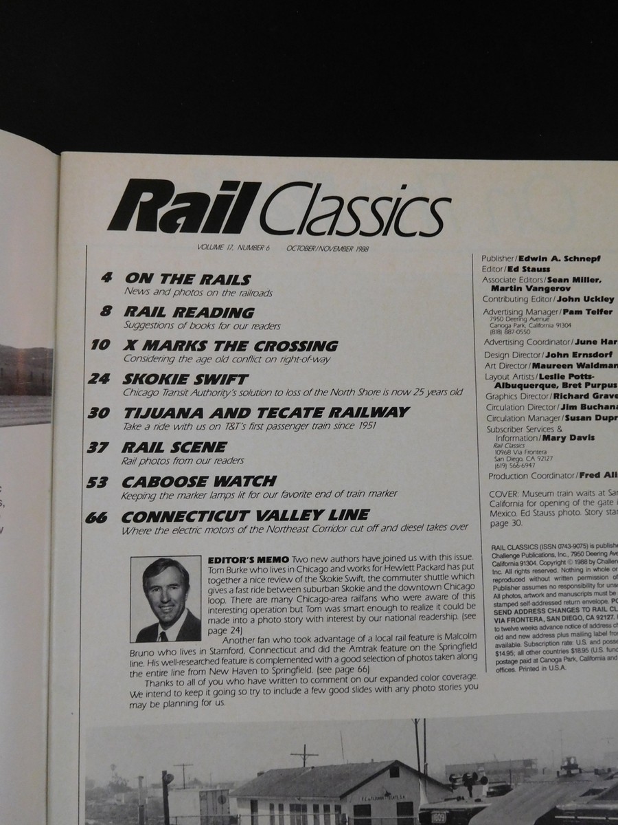洋書 1988BananaRepublicTravellersEye Rail Classics Magazine 1988 October November V17 #6 X marks the