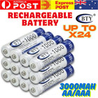 4–24x AA 3000mAh / AAA 1000mAh NiMH 1.2V Rechargeable Batteries – High Capacity