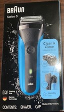 BRAUN Series 3 Wet & Dry Clean & Close 3-Blade Shaver + Precision Trimmer 310s