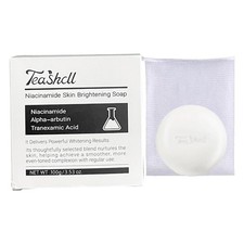 Teashell Niacinamide Soap Bar Alpha-Arbutin Tranexamic Acid Skin Cleansing Soap