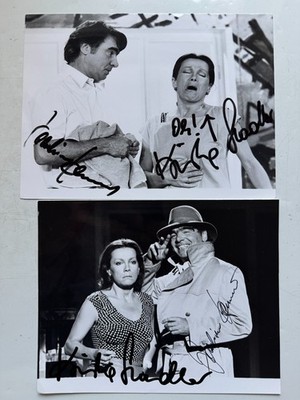 Krista Stadler / Joachim Kemmer - Film - 2 orig Autogramme  - Größe 20  x 16 cm