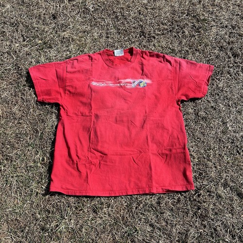 Men’s Chase Authentics Dale Earnhardt Jr NASCAR Red Double Sided T Shirt Large - Picture 3 of 7