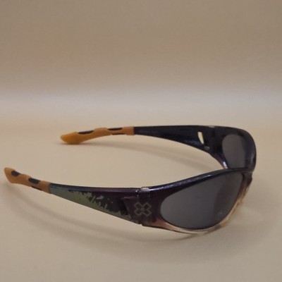 ESPN X Games Wrap-Style Shatter-Resistant Lenses Sports Sunglasses UVA UVB Orang