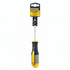 Roughneck PZ2 Screwdriver 125mm Pozidriv Magnetic Tip Soft Grip