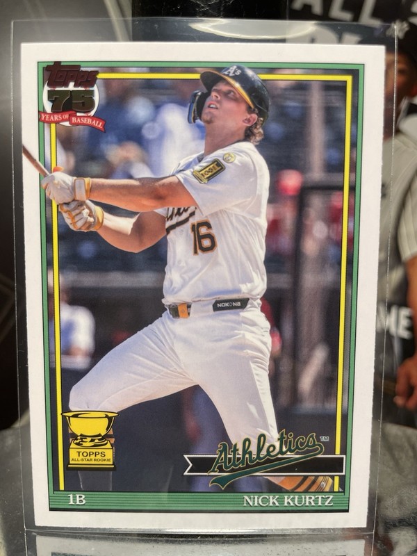 Topps 2026 Nick Kurtz Oakland Athletics Rookie Cup Insert #91B2-24 (MLB)