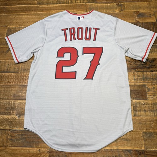 MLB Nike Los Angeles Angels Mike Trout #27 Jersey Men’s Sz M ⚾️ *Authentic*