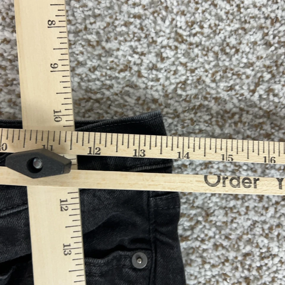 GAP 70s Flare Jeans Womens 8 / 29 Black Denim High Rise Stretch Retro Capsule - Image 4 of 4