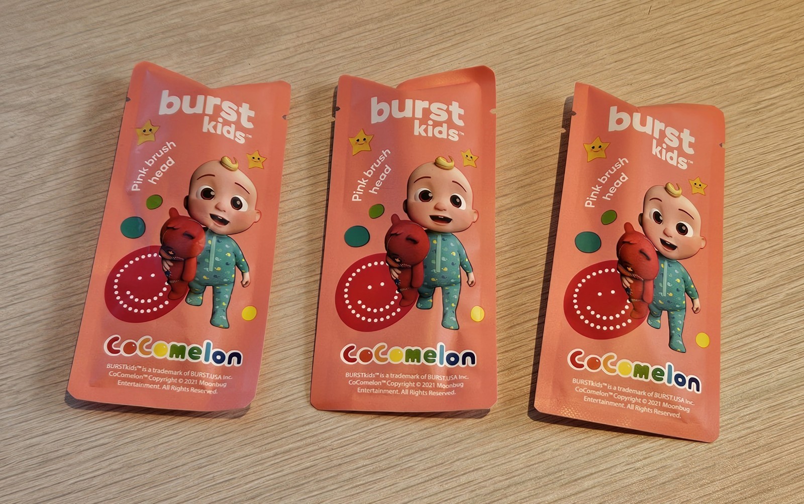 Cocomelon Burst Kids Electric Toothbrush Replacement Brush H