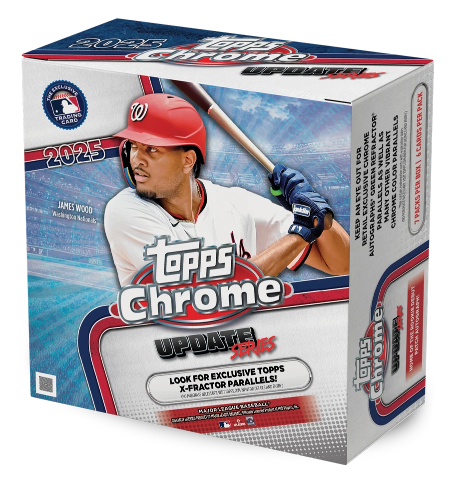 2025 TOPPS CHROME UPDATE SERIES MEGA BOX (42 cards) MLB Baseball Brand New QTY