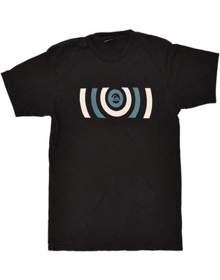 QUIKSILVER Womens Graphic T-Shirt Top UK 18 XL Black AQ12