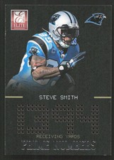 2012 Panini Elite Steve Smith WR Prime Numbers Silver #/999 #3 Card