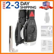 Key Fob Remote Shell Case Cover Chrome Replacement For 1997 1998 1999 2000 20...