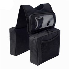 Universal Outdoor FuelTank Saddlebags Motorbike Left Right Side Saddle Swingarm